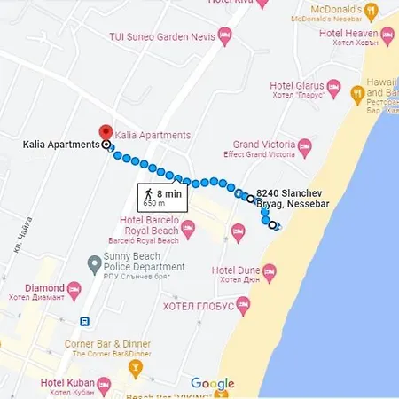 Kalia, Zweizimmer, Zweibalkon, Top-apartment 아파트 써니비치