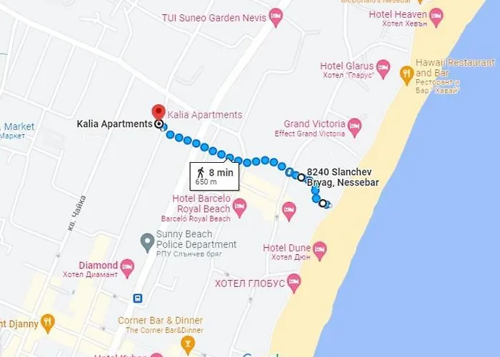 Kalia, Zweizimmer, Zweibalkon, Top-apartment Διαμέρισμα Σάνι Μπιτς